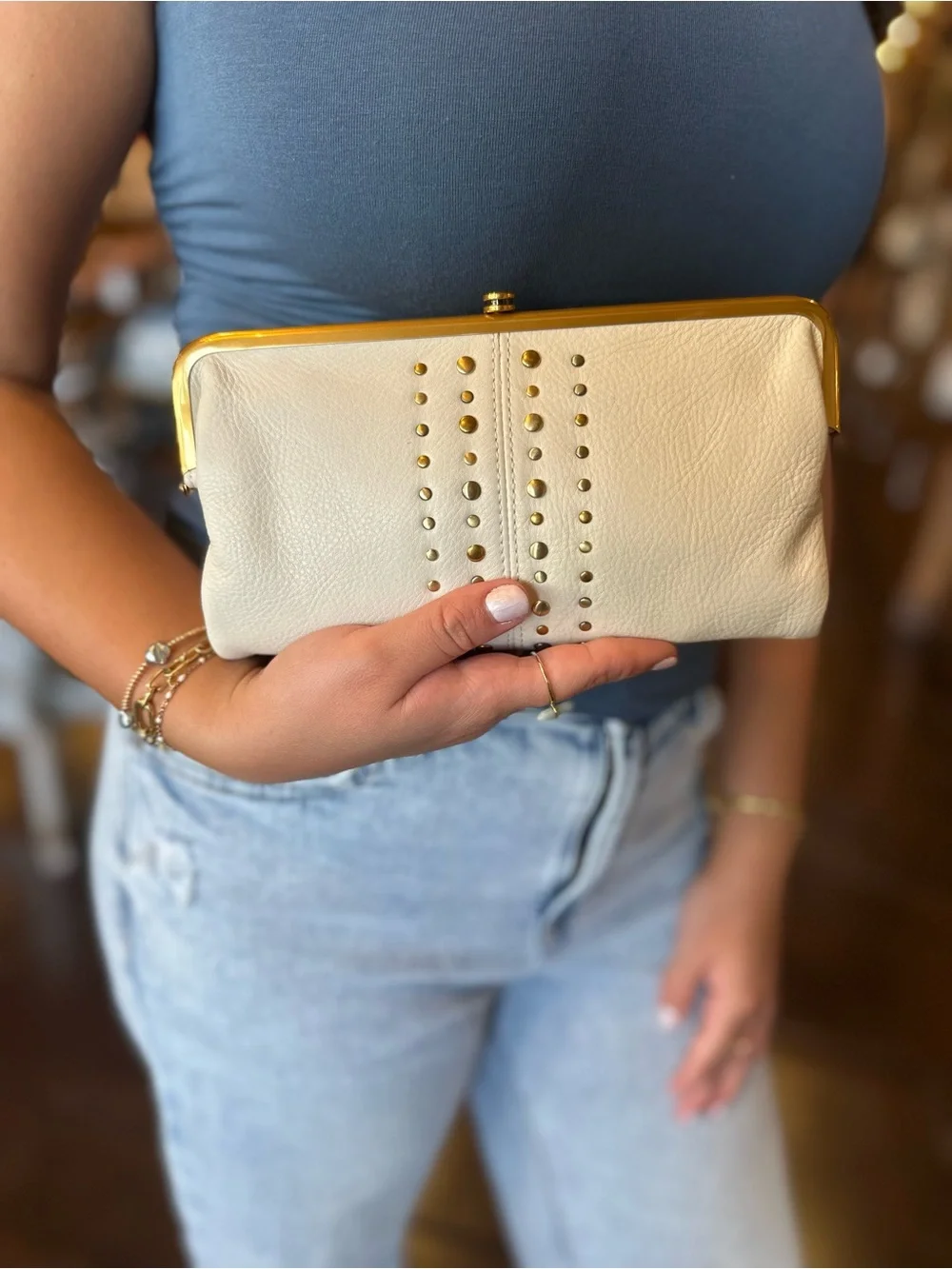 HOBO - Lauren Clutch Coastal Cloud (NEW W/ TAGS)